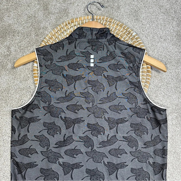 Jamie Sadock Women’s Golf Sleeveless Top Shirt High Neck Collar Printed Size M - Picture 5 of 10